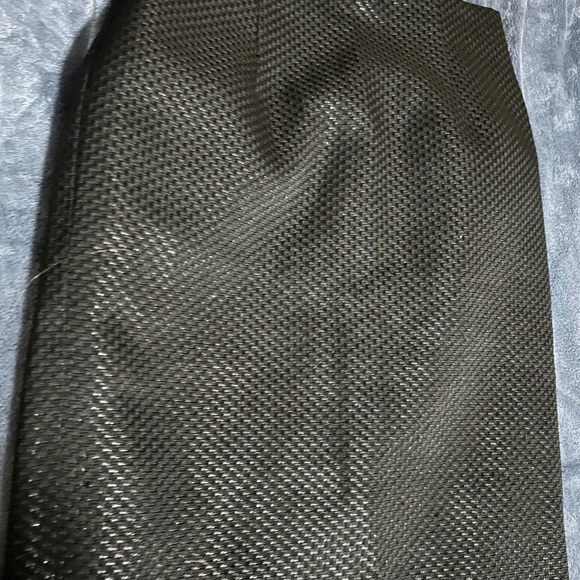 Vintage Black Pencil Skirt With Back Slit - Picture 2 of 3